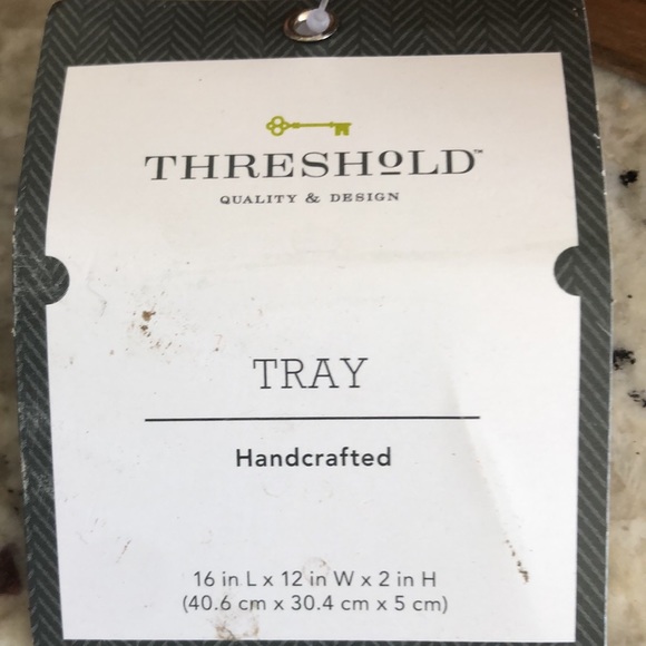 Threshold Handcrafted All Purpose Serving Tray - Picture 12 of 14